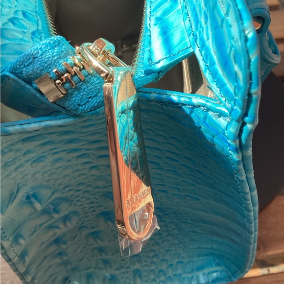 Brahmin Cami Tropic Blue Melbourne Satchel NWT - Picture 9 of 10
